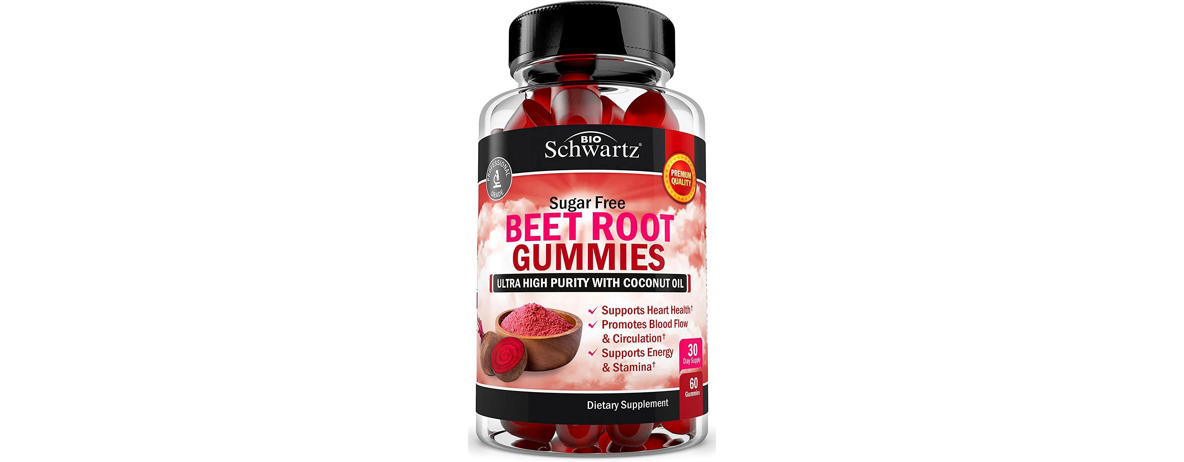 Sugar-Free Beet Root Gummies - Blood Pressure Support
