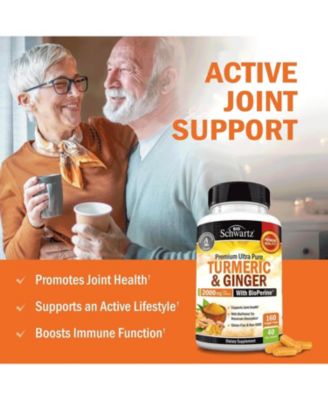 Turmeric & Ginger Supplement 2000mg, 160 ct
