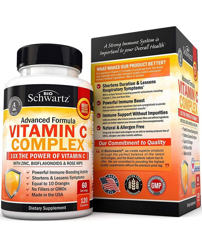 BioSchwartz Vitamin C Complex 120 Capsules Macy's
