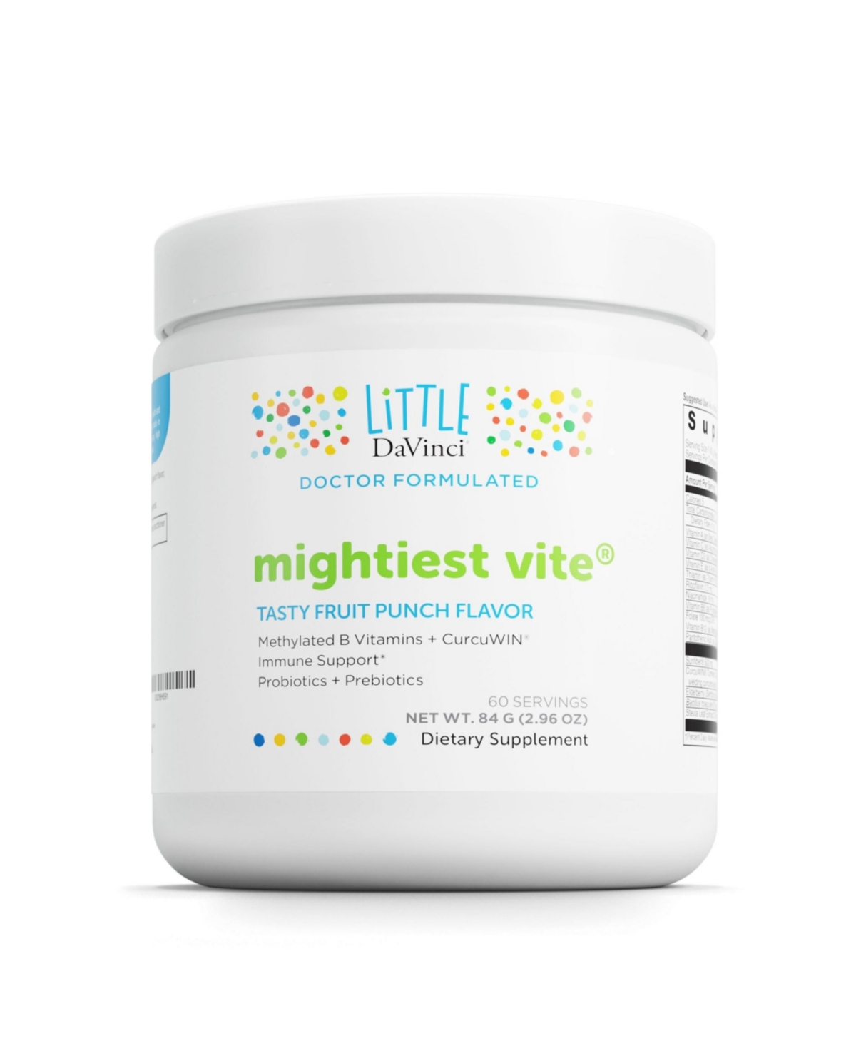 Little DaVinci Mightiest Vite - With Probiotics and Prebiotics - Helps Immune System, Digestive Health, Gut Health and Healthy Br