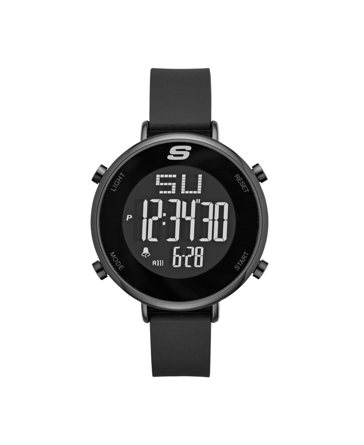 Magnolia 40MM Digital Chronograph Watch Black - Black