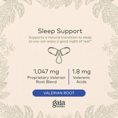 Valerian Root - Natural Sleep Support for a Natural Calm to Help Relaxation to Prepare for Sleep - With Organic Valerian Root Extract - 60 Liquid Phyto-Capsules (30-Day Supply)