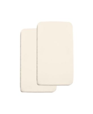 All-in-One Fitted Sheet and Waterproof Cover for 36" x 18" Cradle Mattress (2-Pack)