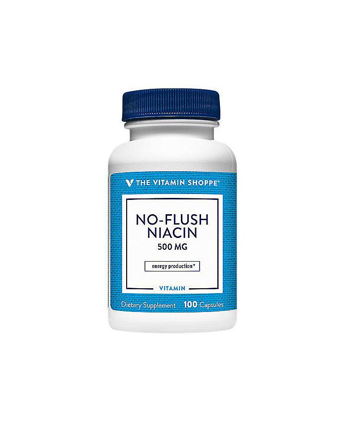 The Vitamin Shoppe No Flush Niacin Energy Production 500 MG (100