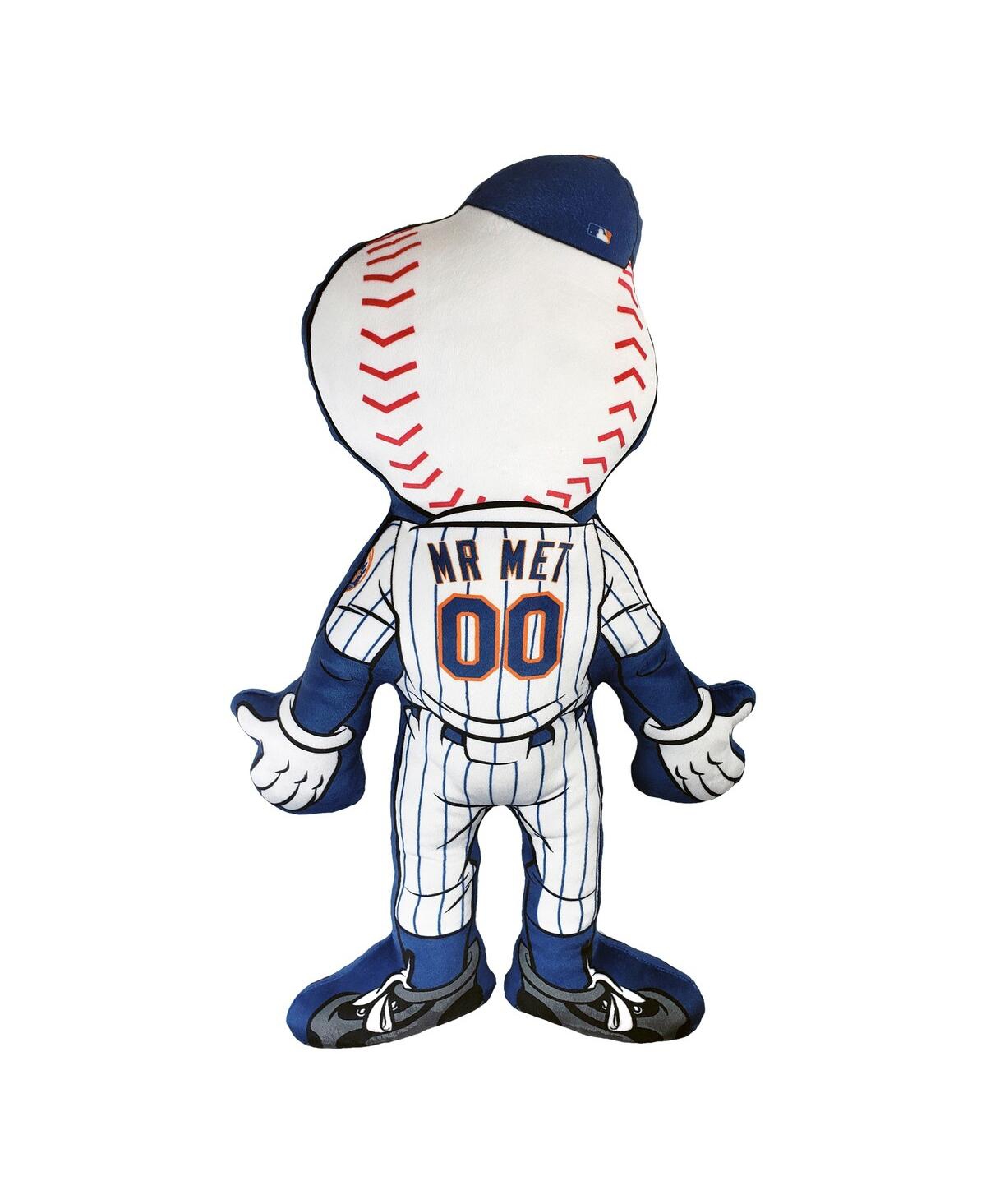 Shop Northwest Company The  New York Mets Mascot Cloud Pal Plush In White,blue