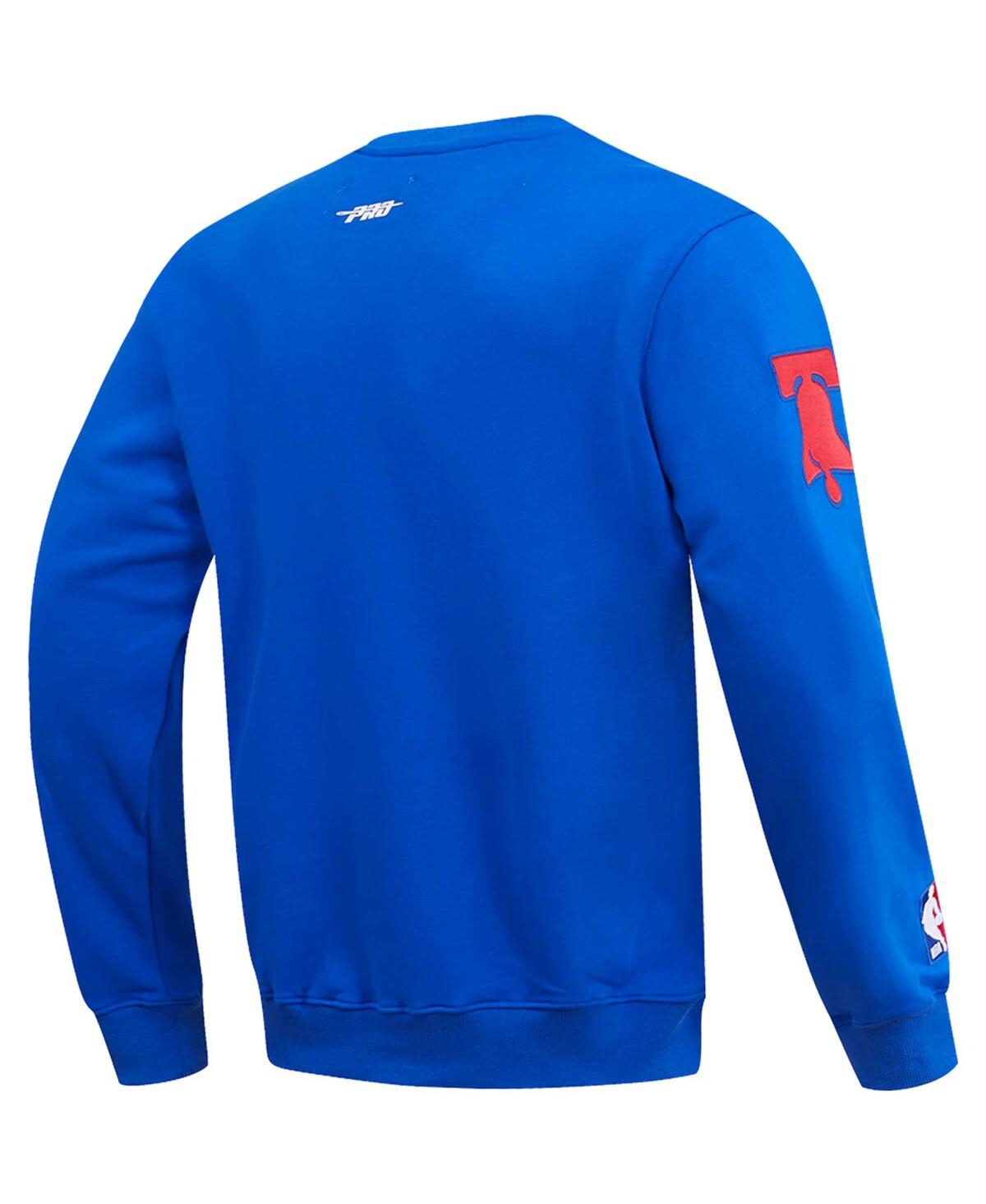 Shop Pro Standard Men's  Tyrese Maxey Royal Philadelphia 76ers Avatar Pullover Sweatshirt