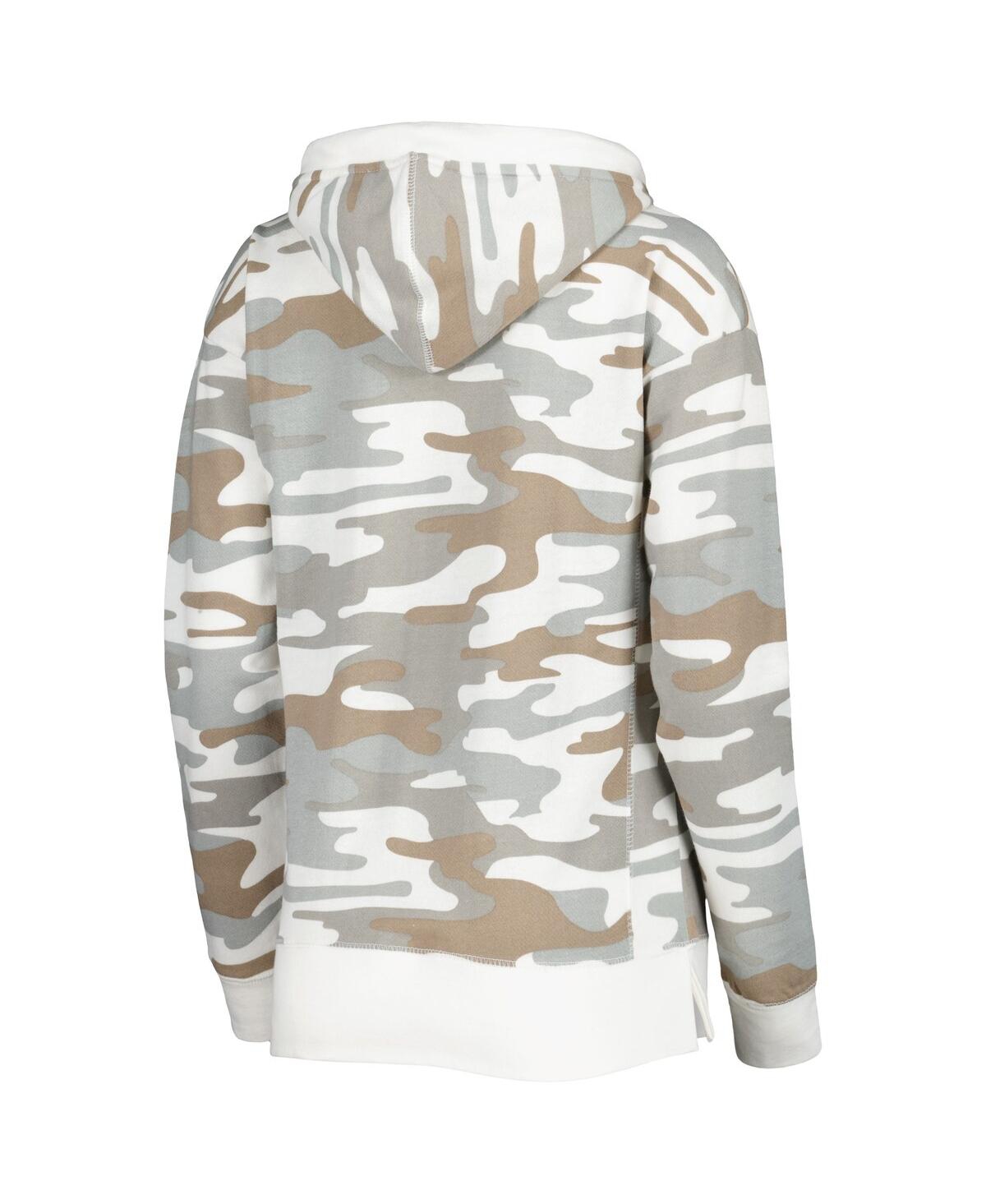 Women's PressboxWisconsin Badgers San Pablo Pullover Hoodie - Camo