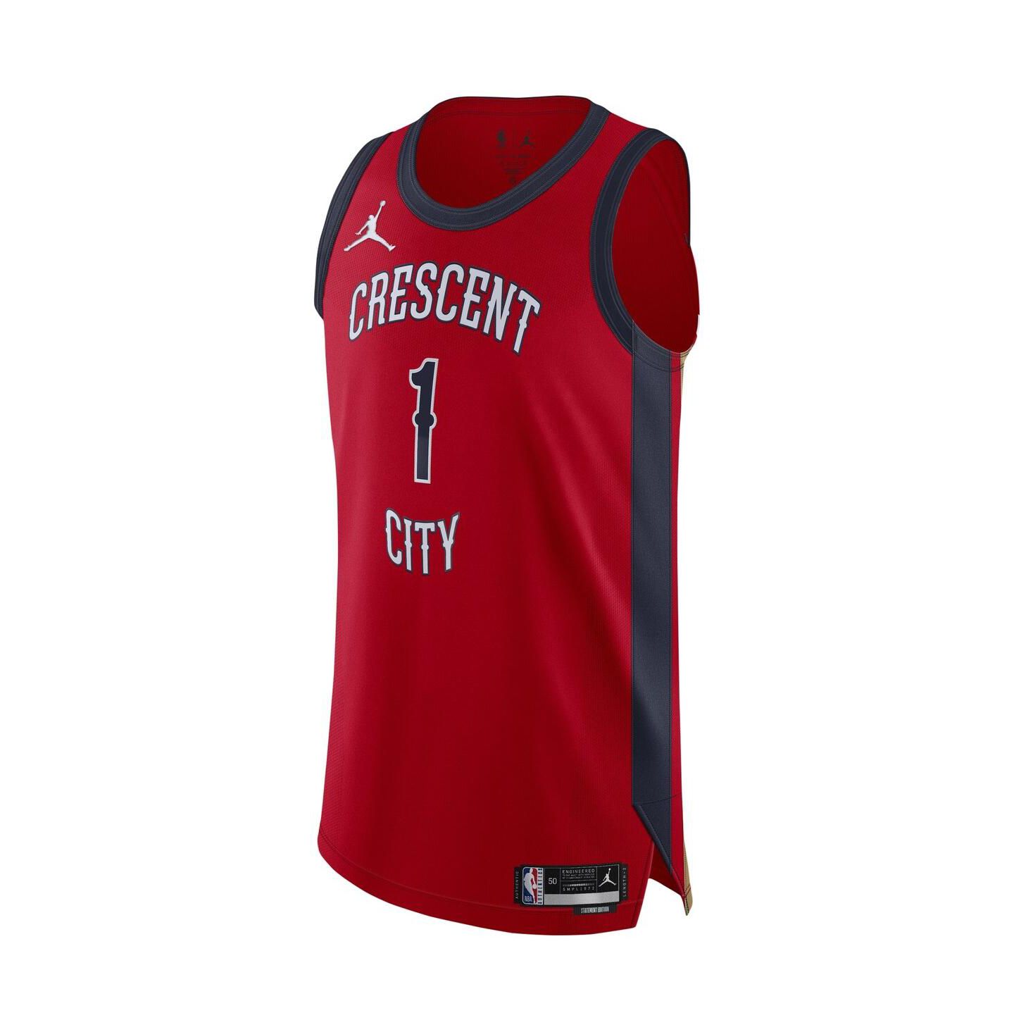 Мужской топ Jordan Zion Williamson Red New Orleans Pelicans Authentic Jersey - Association Edition — фото 3