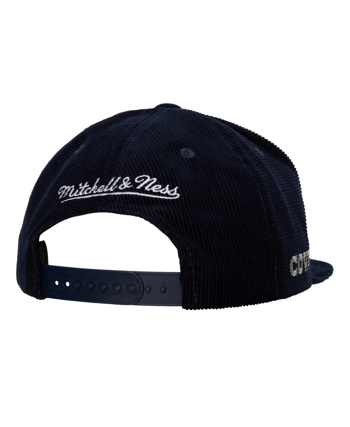 Mitchell & Ness Men's  Navy Distressed Dallas Cowboys All Directions Corduroy Snapback Hat In Navy