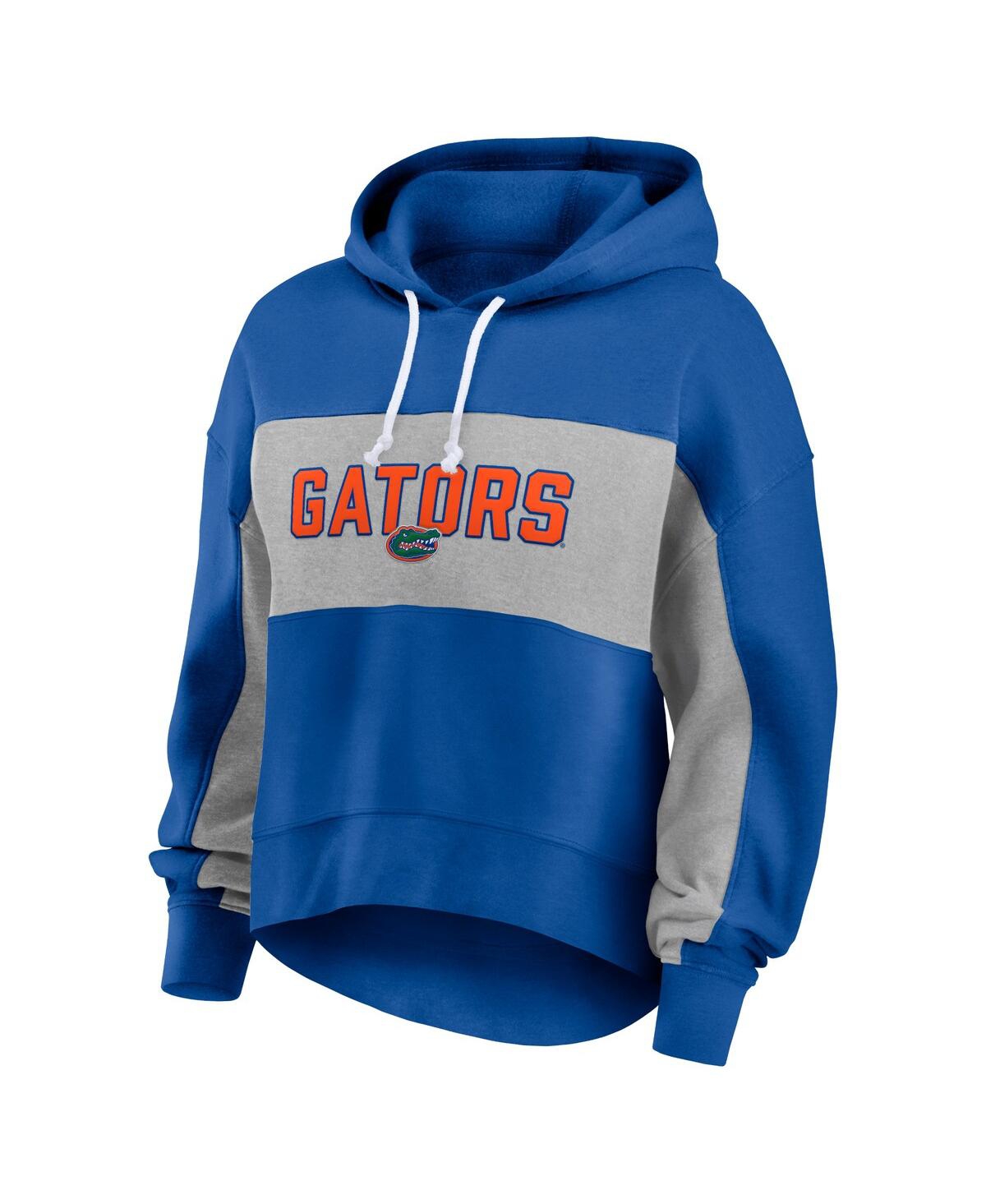 Women's FanaticsFlorida Gators Filled Stat Sheet Pullover Hoodie - Royal