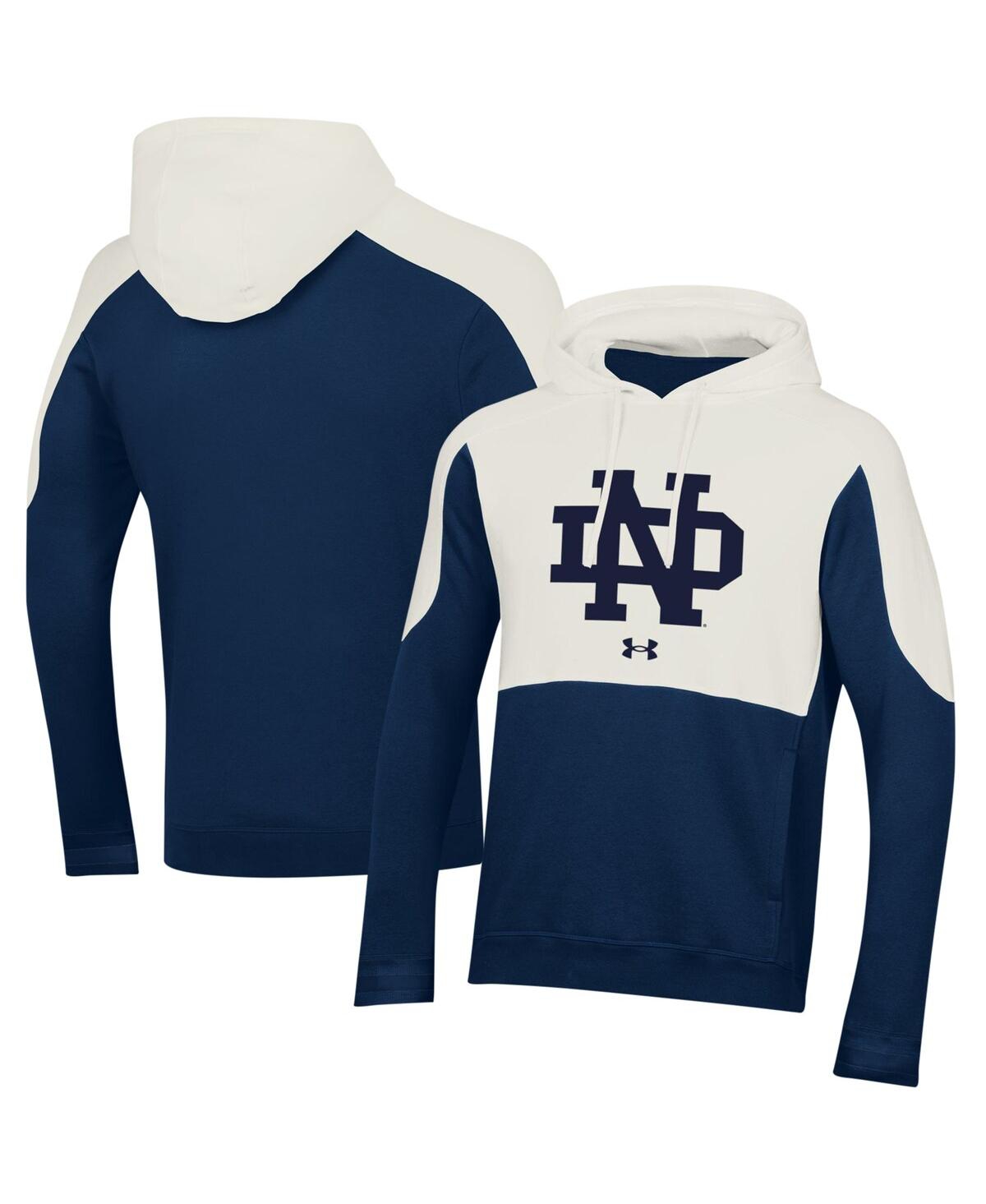 Under Armour Men's  Navy Notre Dame Fighting Irish Iconic Pullover Hoodie