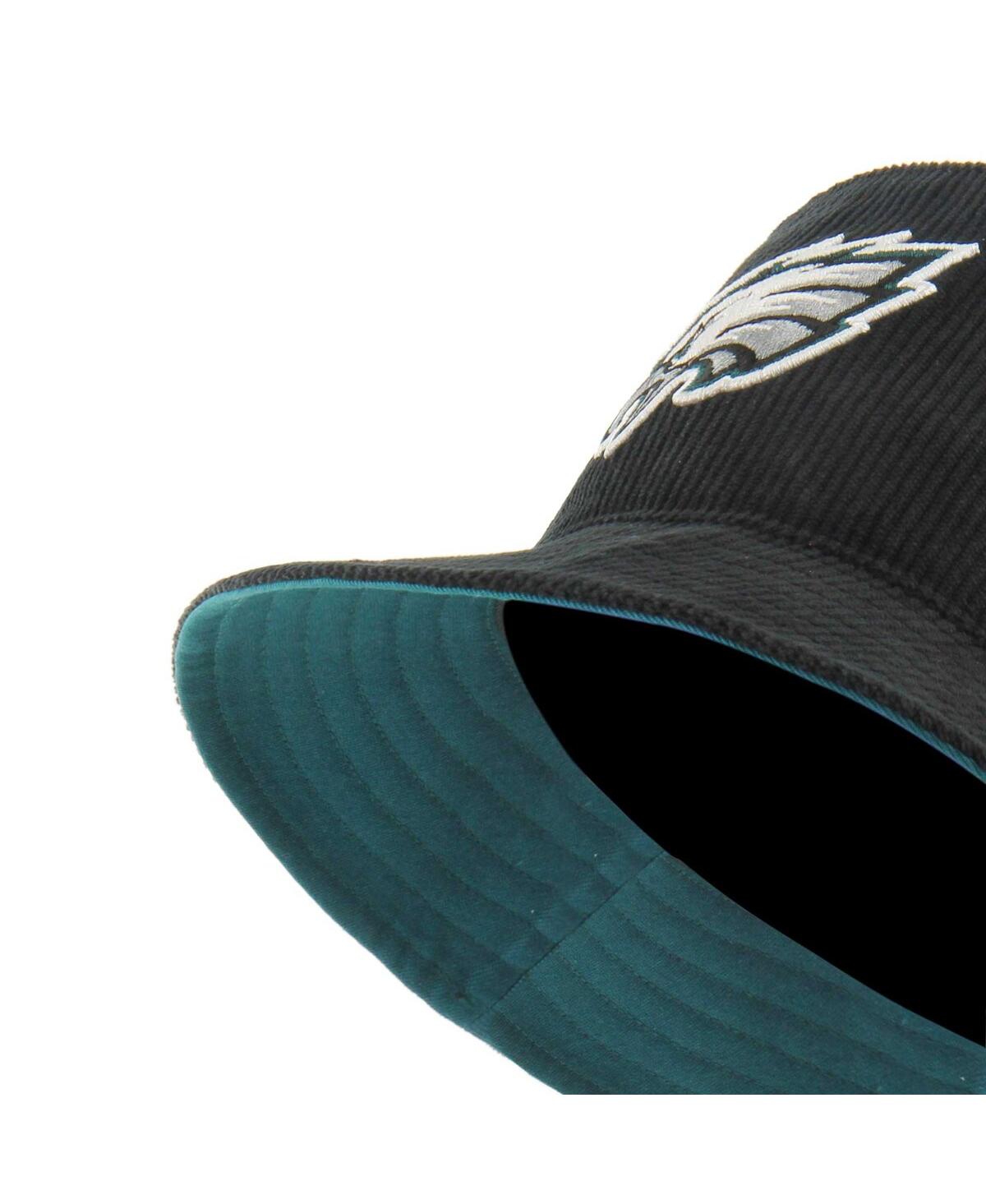 Shop 47 Brand Men's ' Black Philadelphia Eagles Thick Cord Bucket Hat