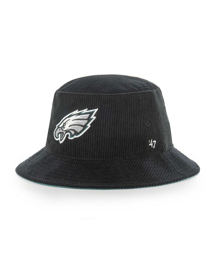 '47 Brand Men's Black Philadelphia Eagles Thick Cord Bucket Hat Macy's