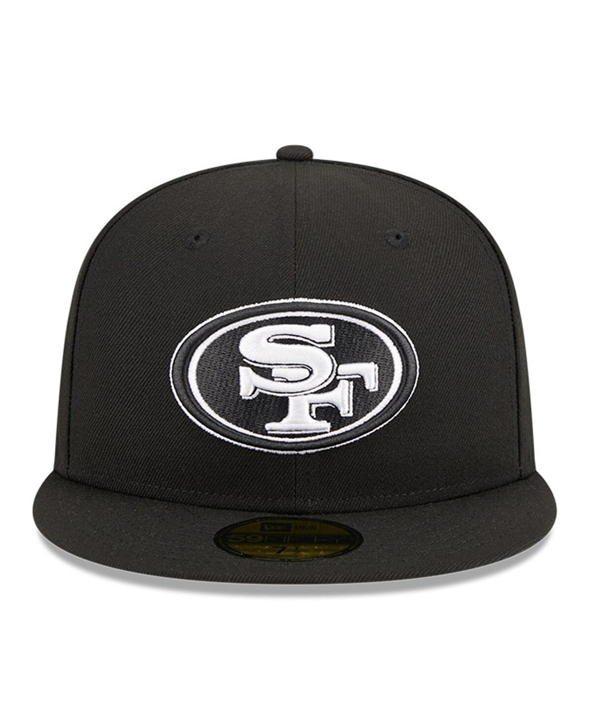 Men's New EraSan Francisco 49ers Main Patch 59FIFTY Fitted Hat - Black