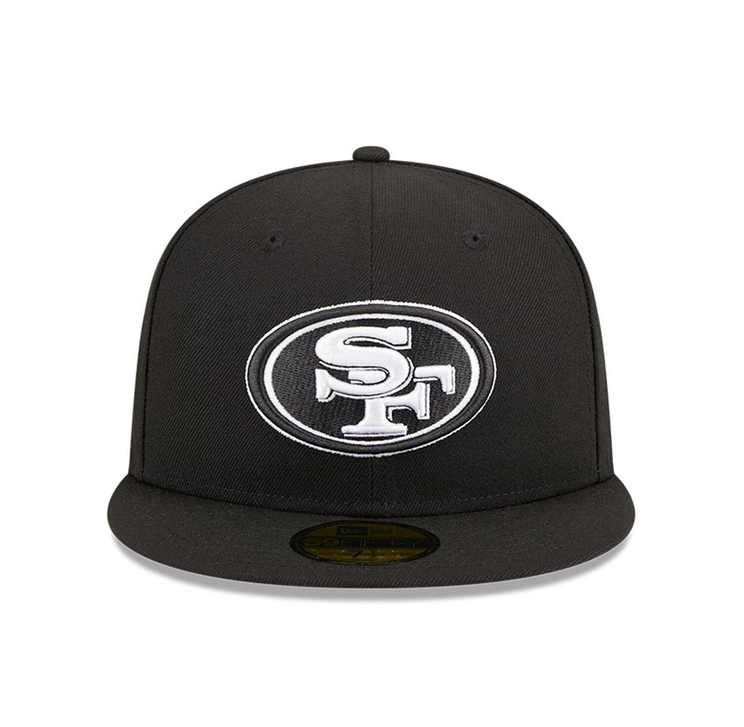 Men's Black San Francisco 49ers Main Patch 59FIFTY Fitted Hat