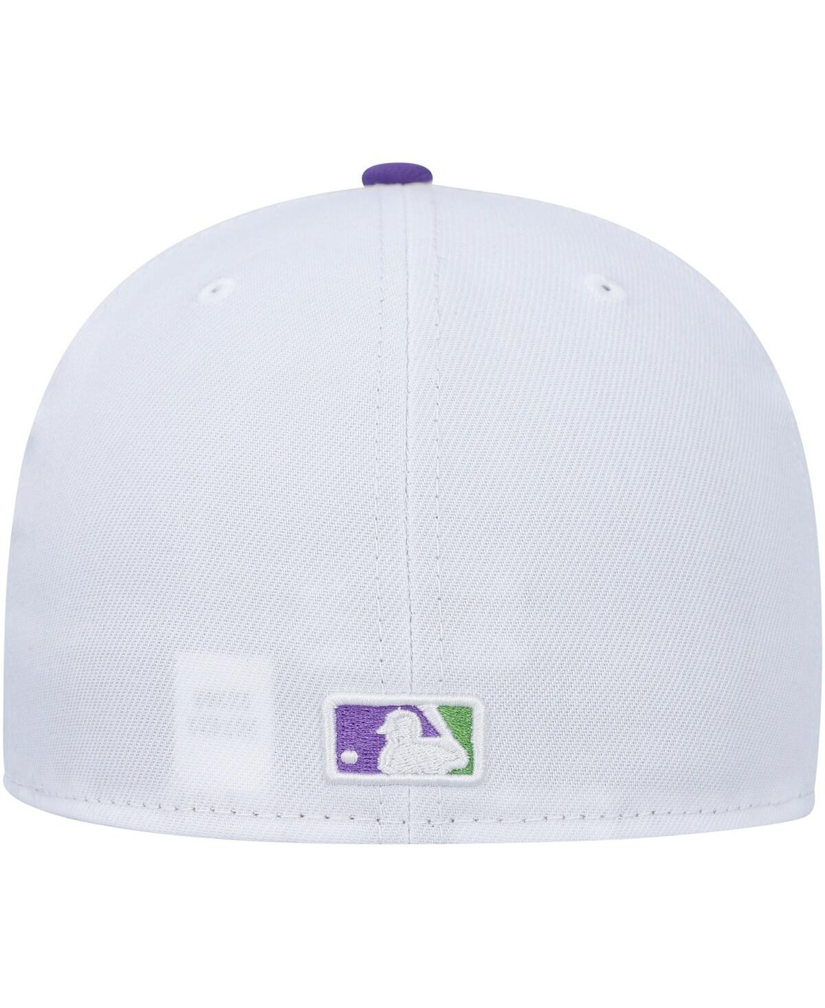 Men's New EraBoston Red Sox Side Patch 59FIFTY Fitted Hat - White