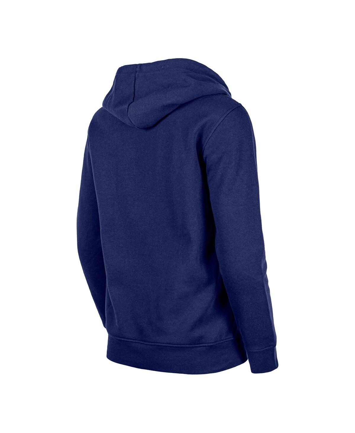 Shop New Era Women's  Blue Brooklyn Nets 2023/24 City Edition Pullover Hoodie