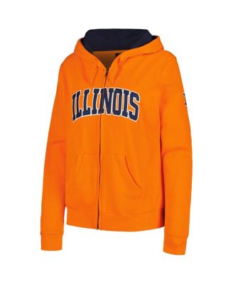 Women's Illinois Fighting Illini Arched Name Full-Zip Hoodie