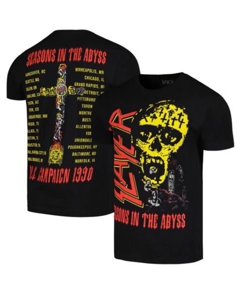 Мужская футболка Global Merch Black Slayer Sia Graphic Tour