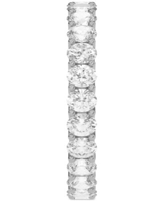 Diamond Oval-Cut Eternity Band (2 ct. t.w.) in Platinum or 14k Gold