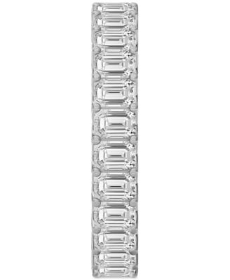 Diamond Emerald-Cut Eternity Band (3 ct. t.w.) in Platinum or 14k Gold