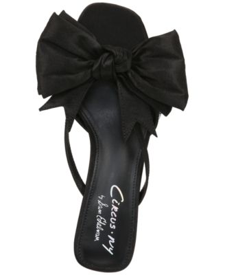  Women's Natalina Bow Kitten-Heel Dress Sandals