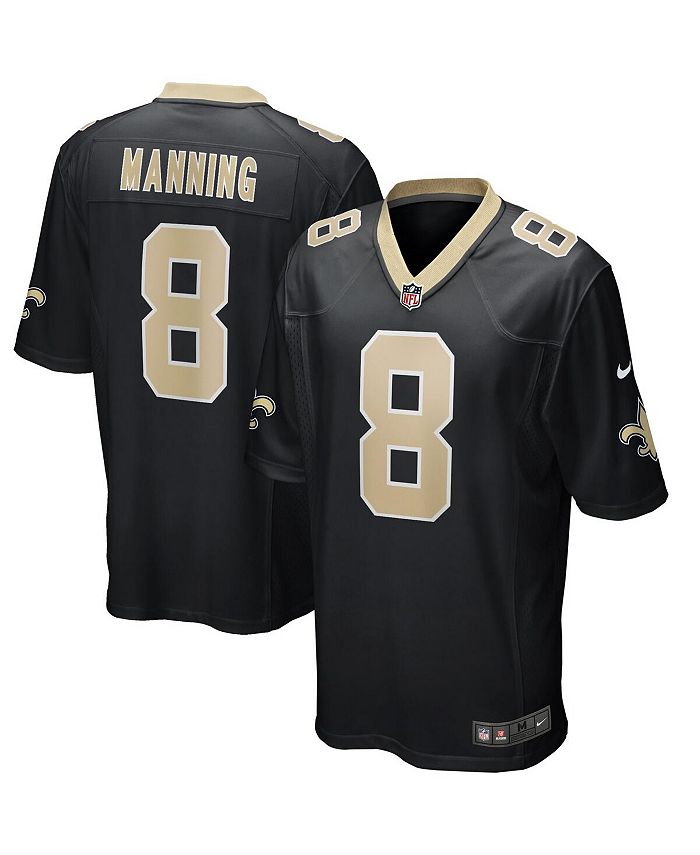 Nike Men's Archie Manning Black New Orleans Saints Game Retired Player ...
