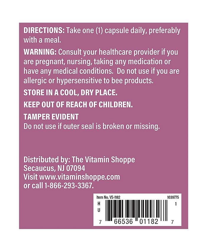 The Vitamin Shoppe Bee Propolis Extract 250 MG (300 Capsules) Macy's