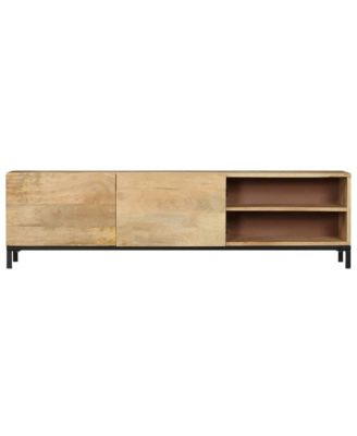 TV Stand 57.1"x11.8"x16.1" Solid Wood Mango