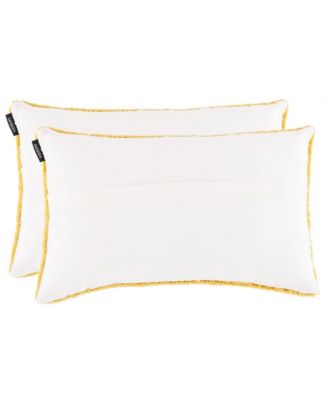 Indoor/Outdoor Soleil Solid 12" x 20" Pillow (Set of 2)