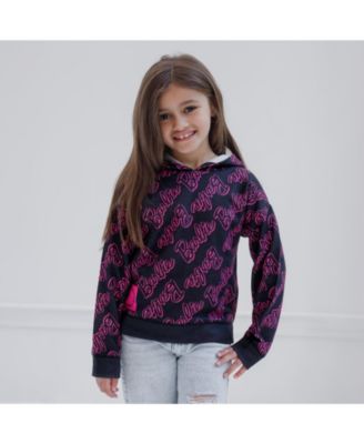 Little Girls Fleece Pullover Hoodie