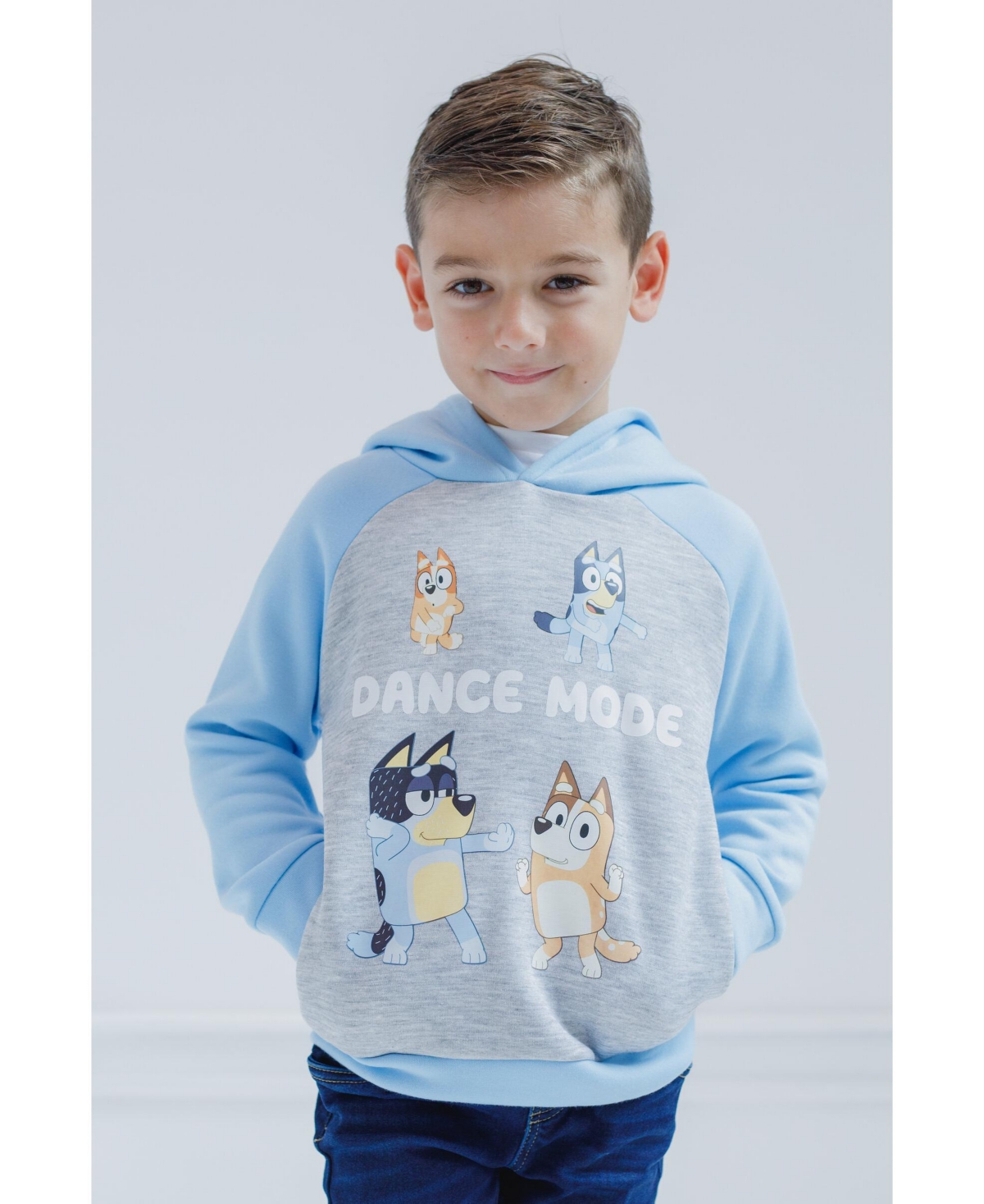 Bluey Boys Mom Dad Bingo Fleece Hoodie to