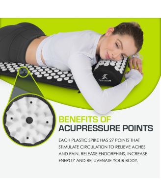 Acupressure Mat and Pillow Set