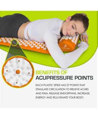 Acupressure Mat and Pillow Set
