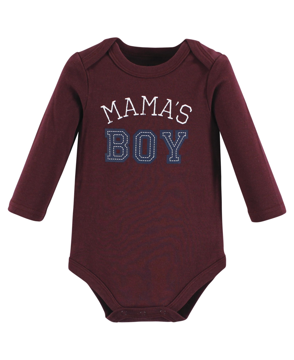 Hudson Baby Baby Boys Cotton Long-Sleeve Bodysuits, 3-Pack - Mamas boy