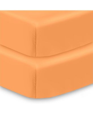 All-in-One Fitted Sheet & Waterproof Cover for 52" x 28" Crib Mattress (2-Pack)