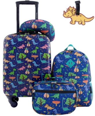 Kid's Hard Side Carry-On Spinner 5 Piece Luggage Set