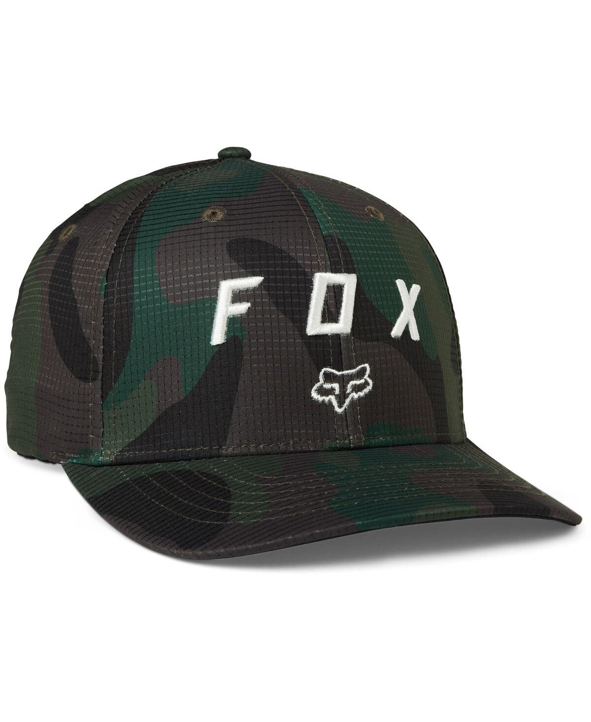 Men's Fox Green Vzns Camo Tech Flex Hat - Green
