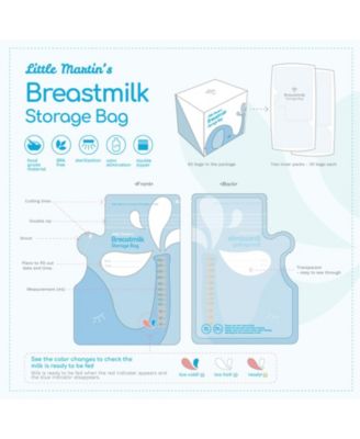 Little Martin's Breast Milk Storage Bags - 60 pcs