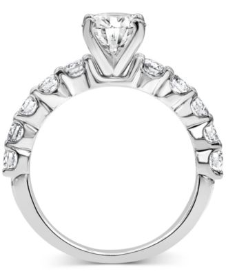 Certified Lab Grown Diamond Oval Bridal Set (3-3/8 ct. t.w.) in 14k Gold