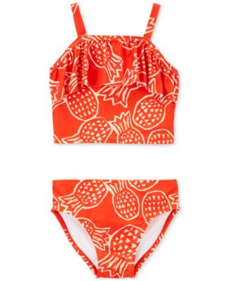 Carter's - Toddler Girls Pineapple-Print Tankini Swimsuit, 2 Piece Set