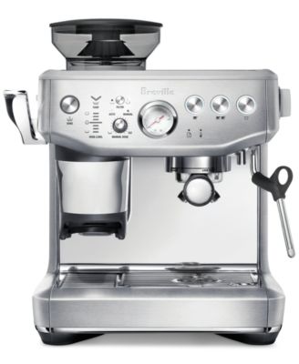 Breville Barista Express Impress Espresso Machine - Silver