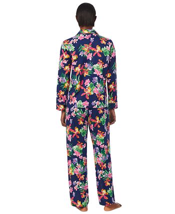 Lauren Ralph Lauren Women's 2-Pc. Velvet Pajamas Set - Macy's
