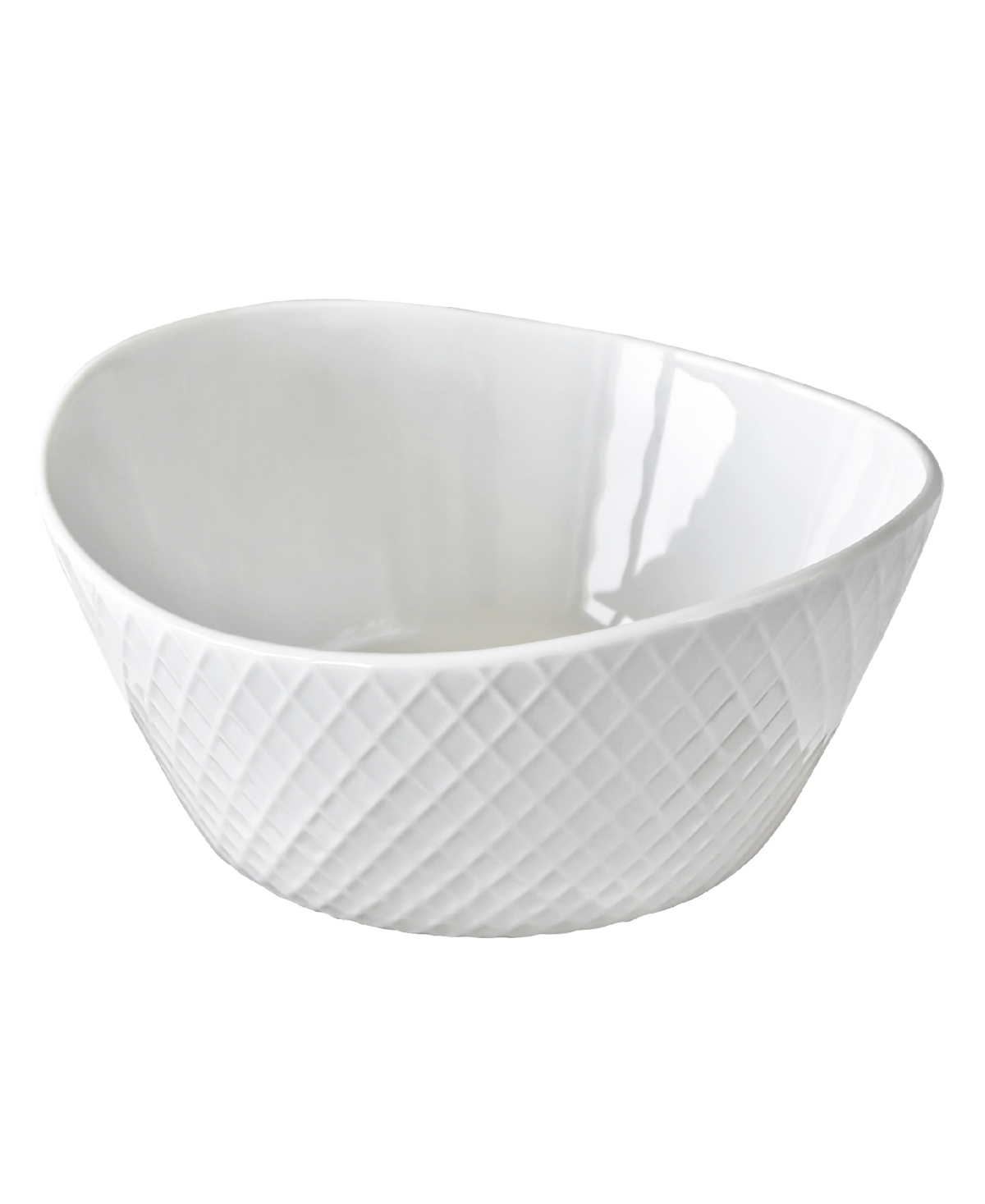 Jester Diamond Bowls - Set Of 4 - White