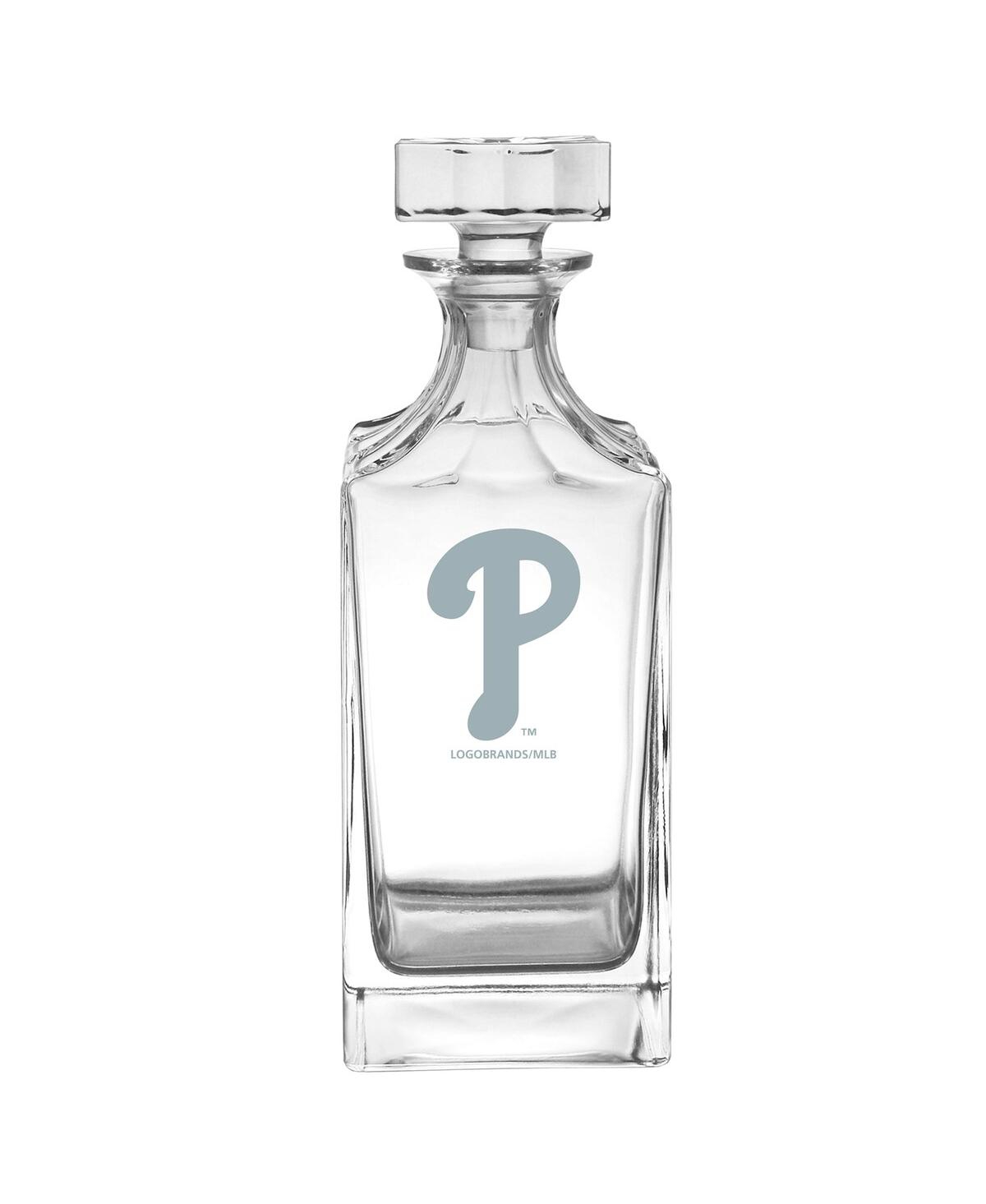 Logo Brands Philadelphia Phillies Etched Decanter In Clear