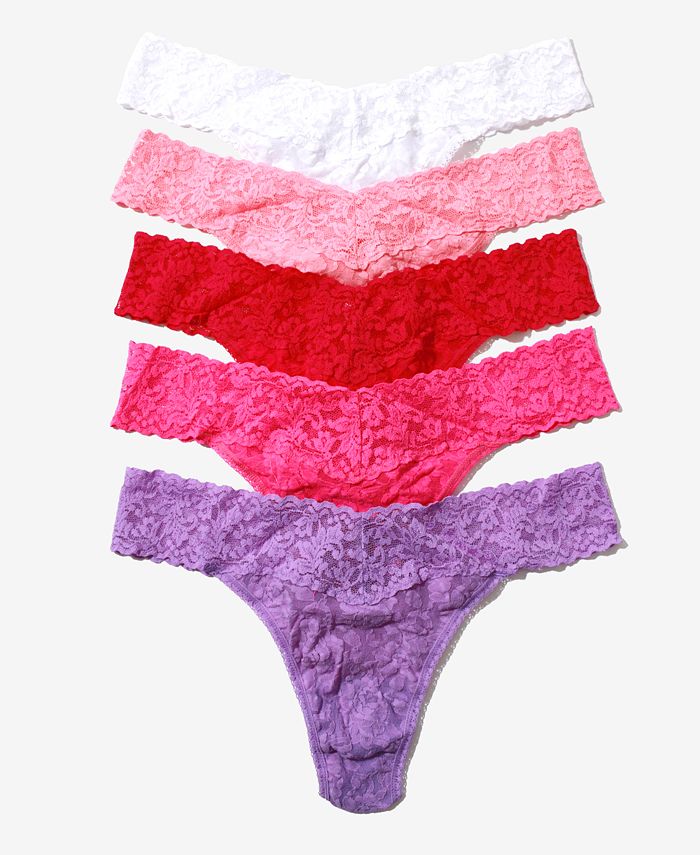 Hanky Panky Women's Holiday 5 Pack Original Rise Thong Underwear Macy's