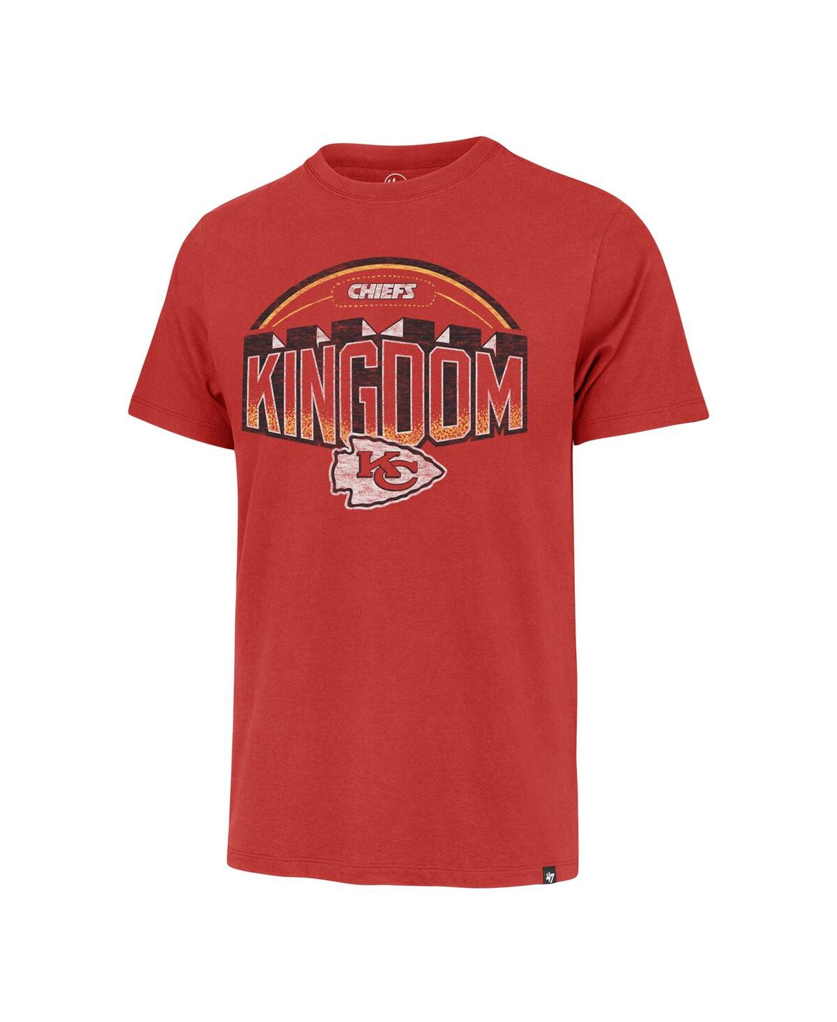 47 BRAND MEN'S '47 BRAND RED DISTRESSED KANSAS CITY CHIEFS REGIONAL FRANKLIN T-SHIRT 