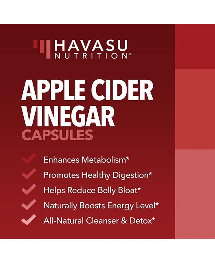 Havasu Nutrition Apple Cider Vinegar Capsules Macy's
