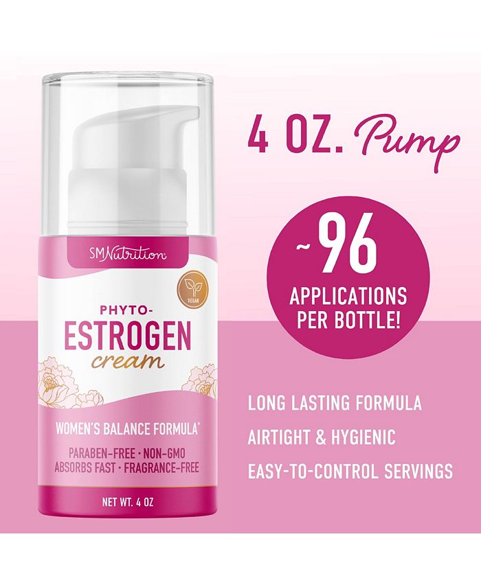 SM Nutrition Phyto Estrogen Cream for Women Plant Based Hot Flash