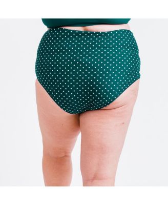 Plus Size High-Waisted Bikini Bottom